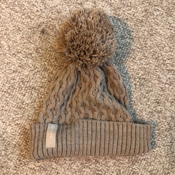 Tan Calvin Klein Winter Hat - Picture 2 of 7